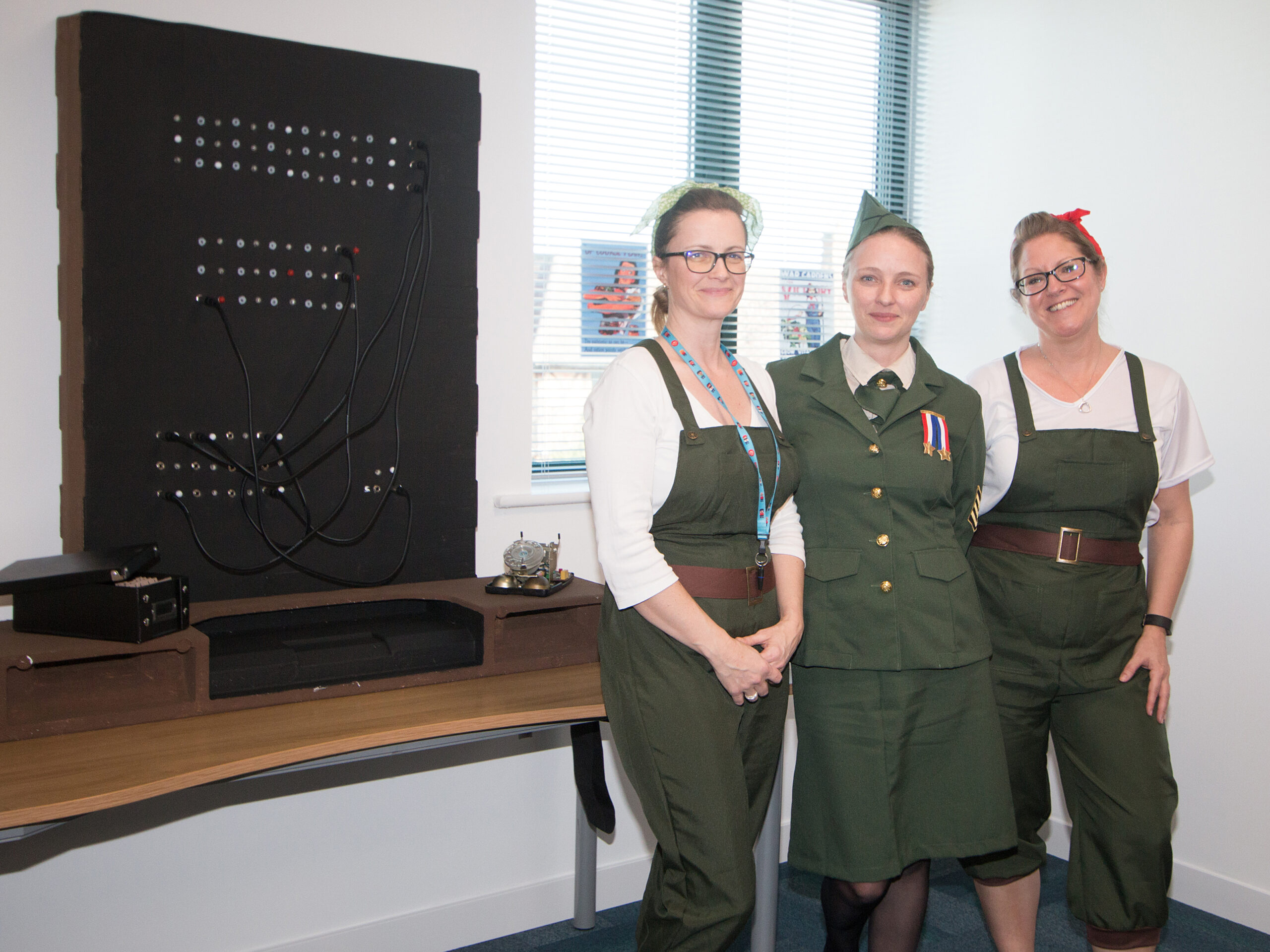 ComXo employees dressed in costumes